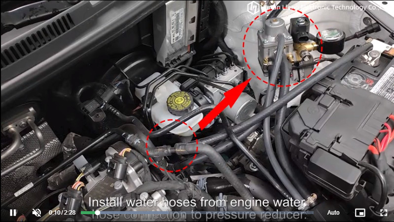 Latest company Cases about 3-2エンジン水ホースの関係からの圧力減力剤への水ホースを取付けなさい