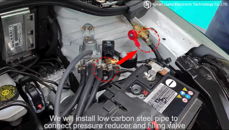 Latest company Cases about 3-4圧力減力剤およびフィリング バルブを接続するために低炭素の鋼管を取付けなさい