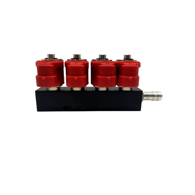 2オーム4シリンダーAutogasのキットのための赤いコイルLPG CNGの柵の注入器の反腐食