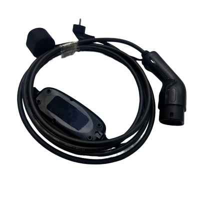 Schukoの充満プラグとの1段階16A 3.5KW IEC62196 EVの携帯用充電器1.0のタイプ2