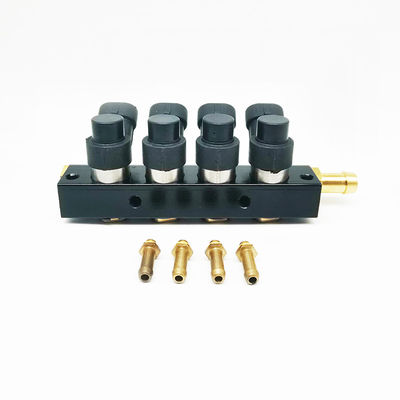 品質  1 Ω high speed 4 Cylinder LN-LHS04 LPG CNG Injector Rail For CNG / GPL Conversion Kits For All Cars 工場