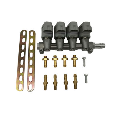 購入 LPG/CNG用のグレーインジェクターレール 2オム抵抗のプロフェッショナルテスト CNGまたはLPG用4戦車 online manufacture