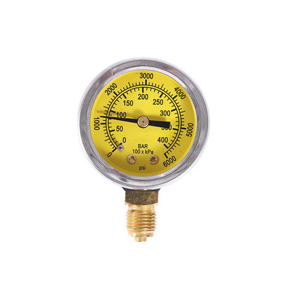 購入 黄色い天燃ガスCNG車のガスの圧力計の圧力計54mm 63mm online manufacture