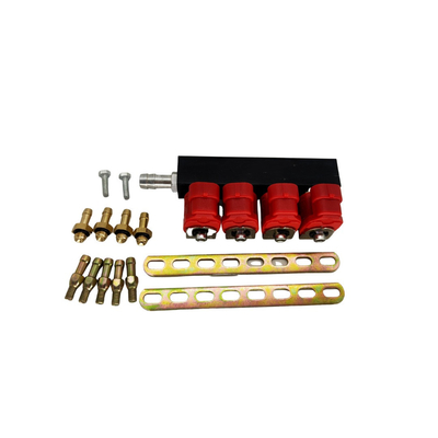 2オーム4シリンダーAutogasのキットのための赤いコイルLPG CNGの柵の注入器の反腐食
