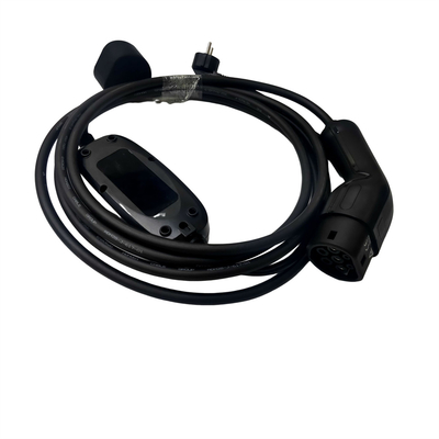 Schukoの充満プラグとの1段階16A 3.5KW IEC62196 EVの携帯用充電器1.0のタイプ2
