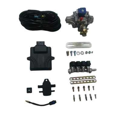 CNG GNV 車のための 48 ピン ECU 4 シリンダー注入器の柵が付いている CNG 小型変換キット