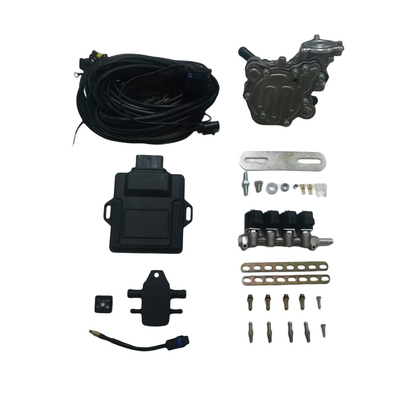 CNG LPG ミニ変換キット カバー 32 ピン ECU 4 シリンダー インジェクター レール LPG CNG リデューサー