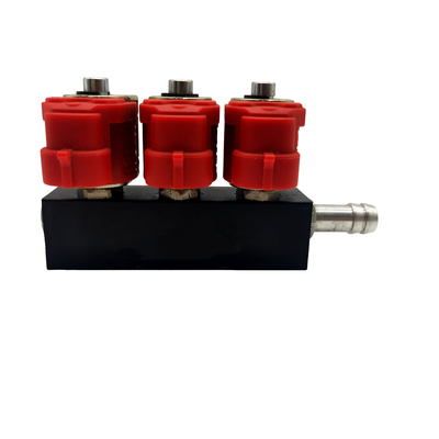 CNG/LPGの共通の注入器ののための赤い2オーム/3オーム3シリンダーLN-VTK03柵