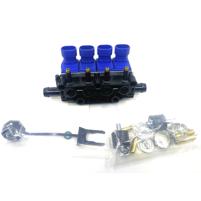 2/3/4本のシリンダー エンジンのためのアルミニウム3Ohm CNGの燃料噴射装置LPGの燃料噴射装置の柵