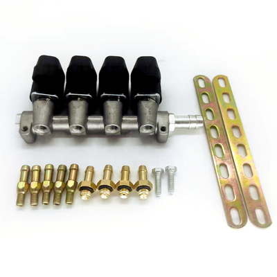 4シリンダーのためのLN-LIG1 LPG CNGの注入器の柵2オームまたは3オームの黒GPL GNVの柵の注入器