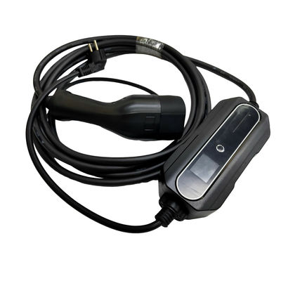 Good price 銀製のめっきEVの携帯用充電器Schukoの充満プラグと調節可能な1段階AC 16A オンライン